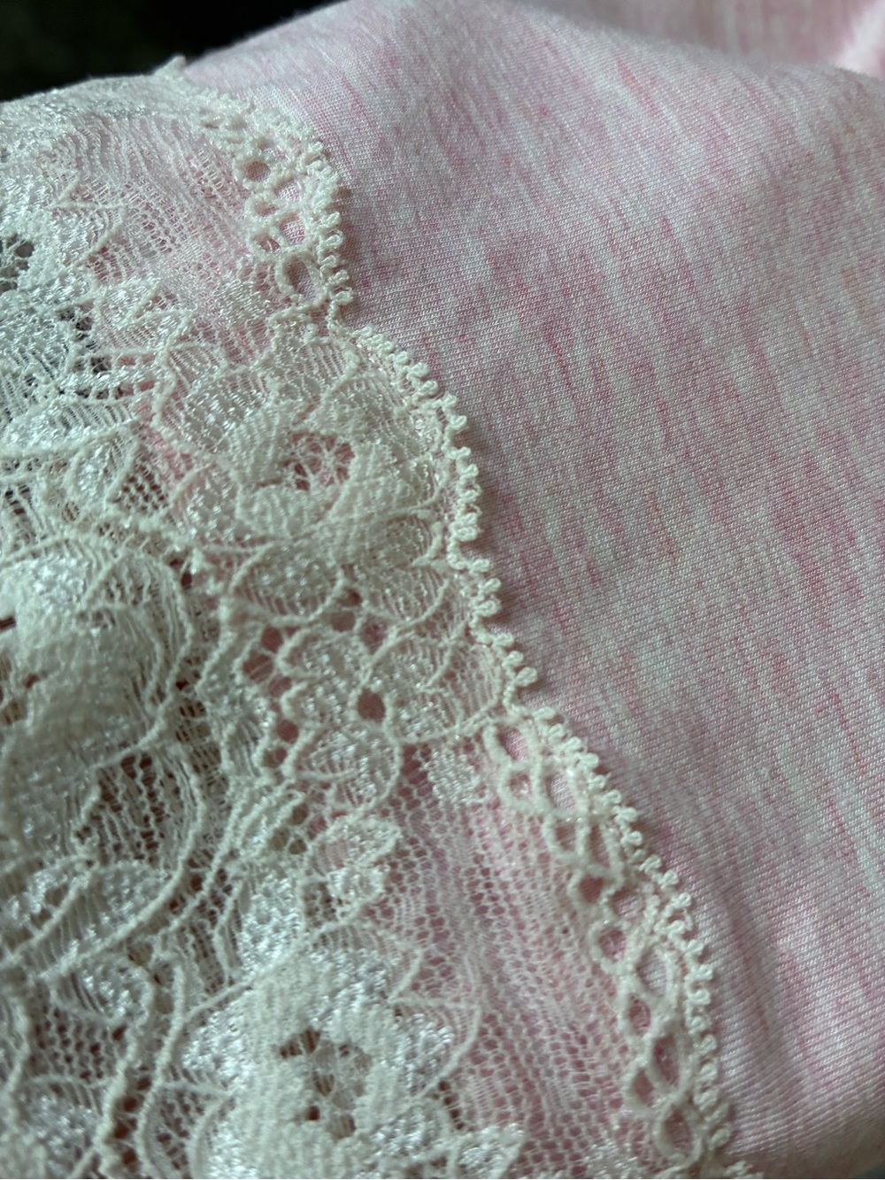 Soma NWT Cool Nights Pink Lace-Hem Pajama Pants Size Medium - Picture 5 of 7